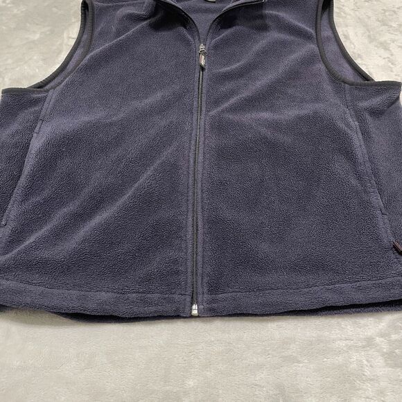 Woolrich Vest Mens Extra Large Purple Fleece Adj Waist Outdoor Hiking Workwear - Picture 6 of 11